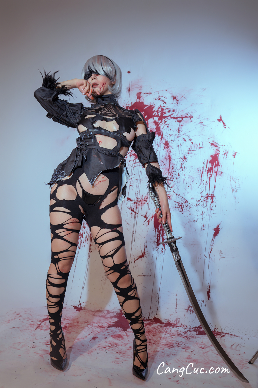 Coser@云溪溪 (Yunx1x1) & 奶桃 – 2B本 YoRHa No.2 Type B 下 ảnh 97